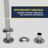 Карниз для ванны Balteco Carmen 157х157 Усиленный 25 мм MrKARNIZ фото 4