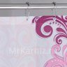 Штора для ванной DAMASK розовая фото 3